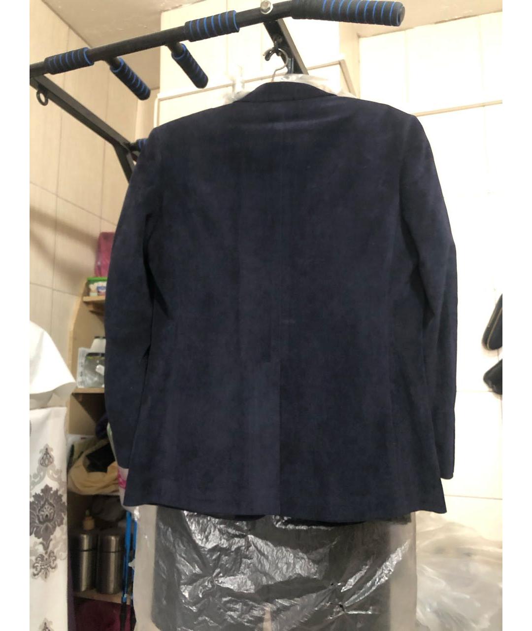 DOLCE&GABBANA Черный бархатный пиджак, фото 2