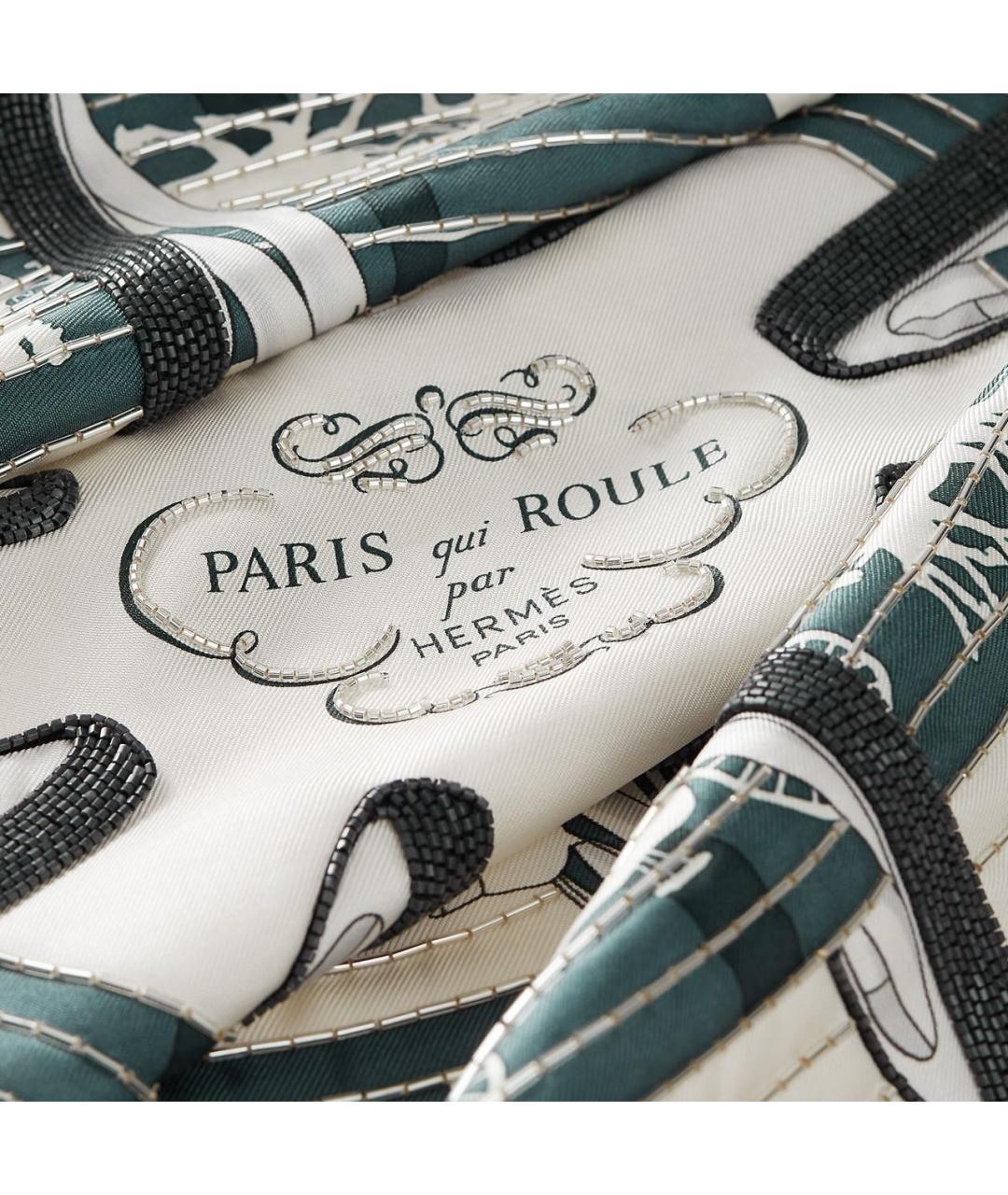 HERMES Мульти шелковый платок, фото 2