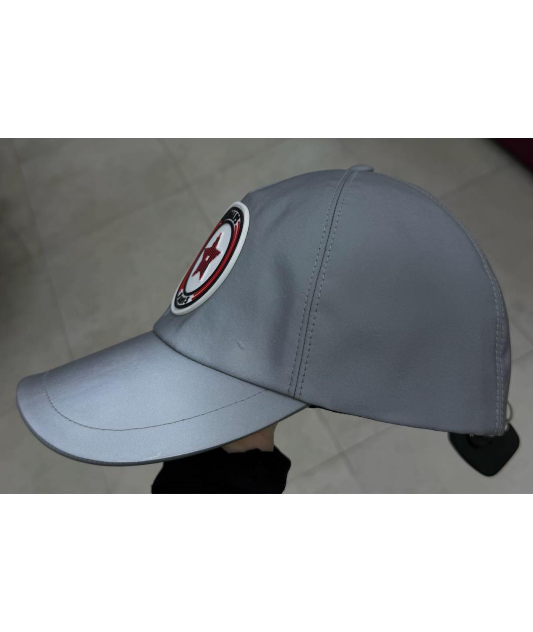 CHRISTIAN DIOR Серая хлопковая кепка, фото 3