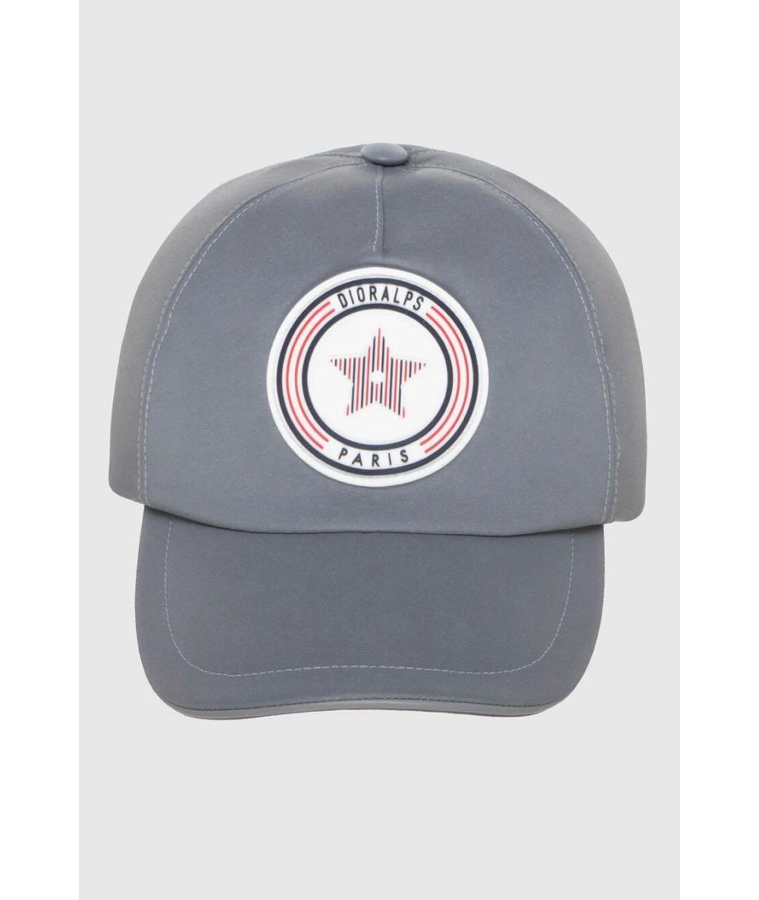 CHRISTIAN DIOR Серая хлопковая кепка, фото 6