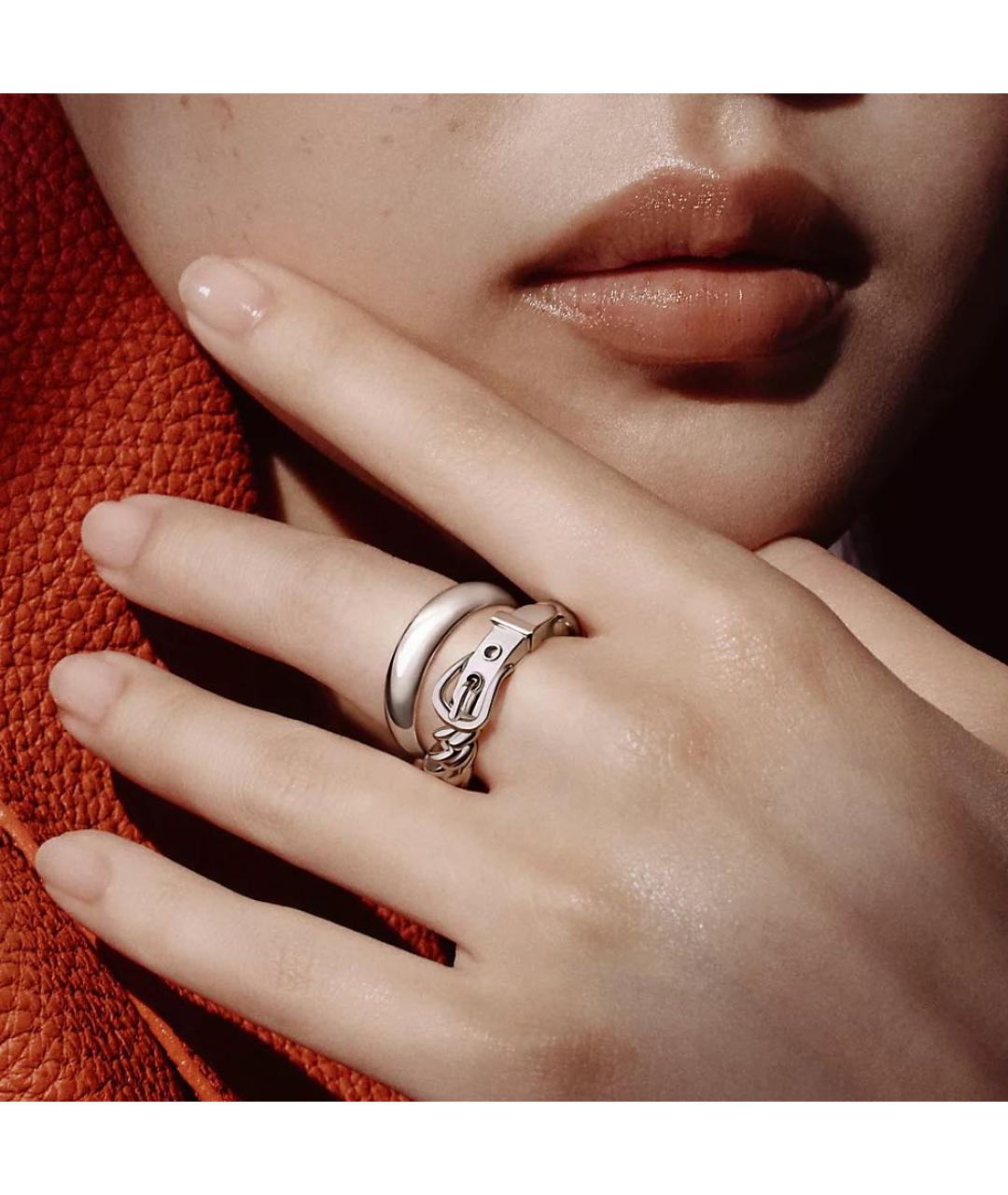 HERMES Серебряное серебряное кольцо, фото 2