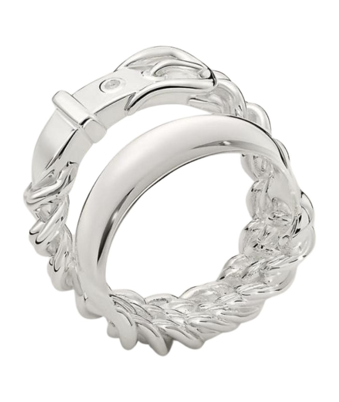 HERMES Серебряное серебряное кольцо, фото 1