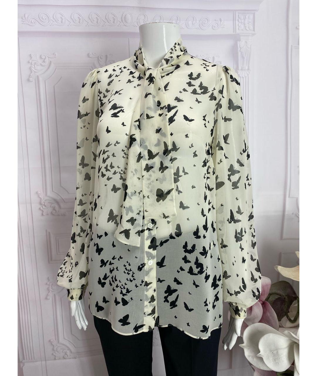 DOLCE&GABBANA Полиэстеровая блузы, фото 5