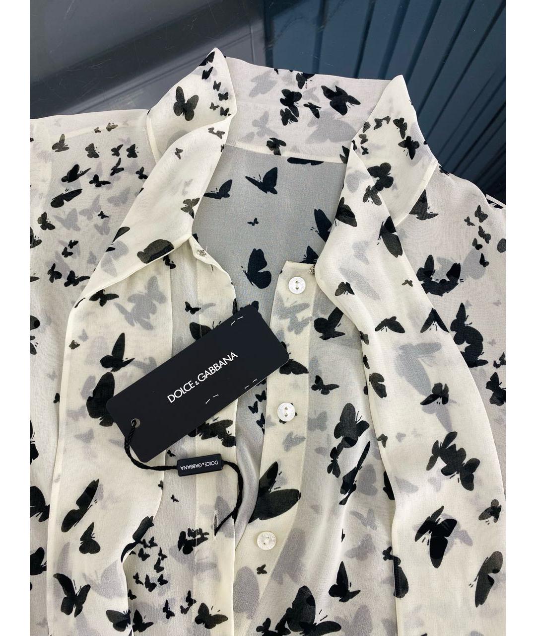 DOLCE&GABBANA Полиэстеровая блузы, фото 3