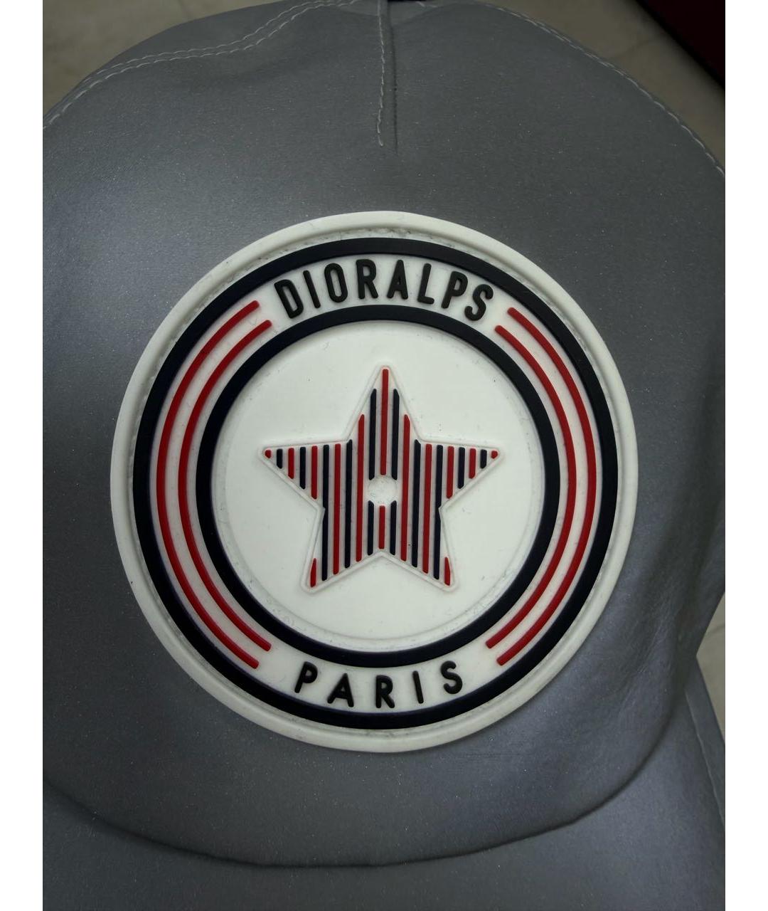 CHRISTIAN DIOR Серая хлопковая кепка/бейсболка, фото 5
