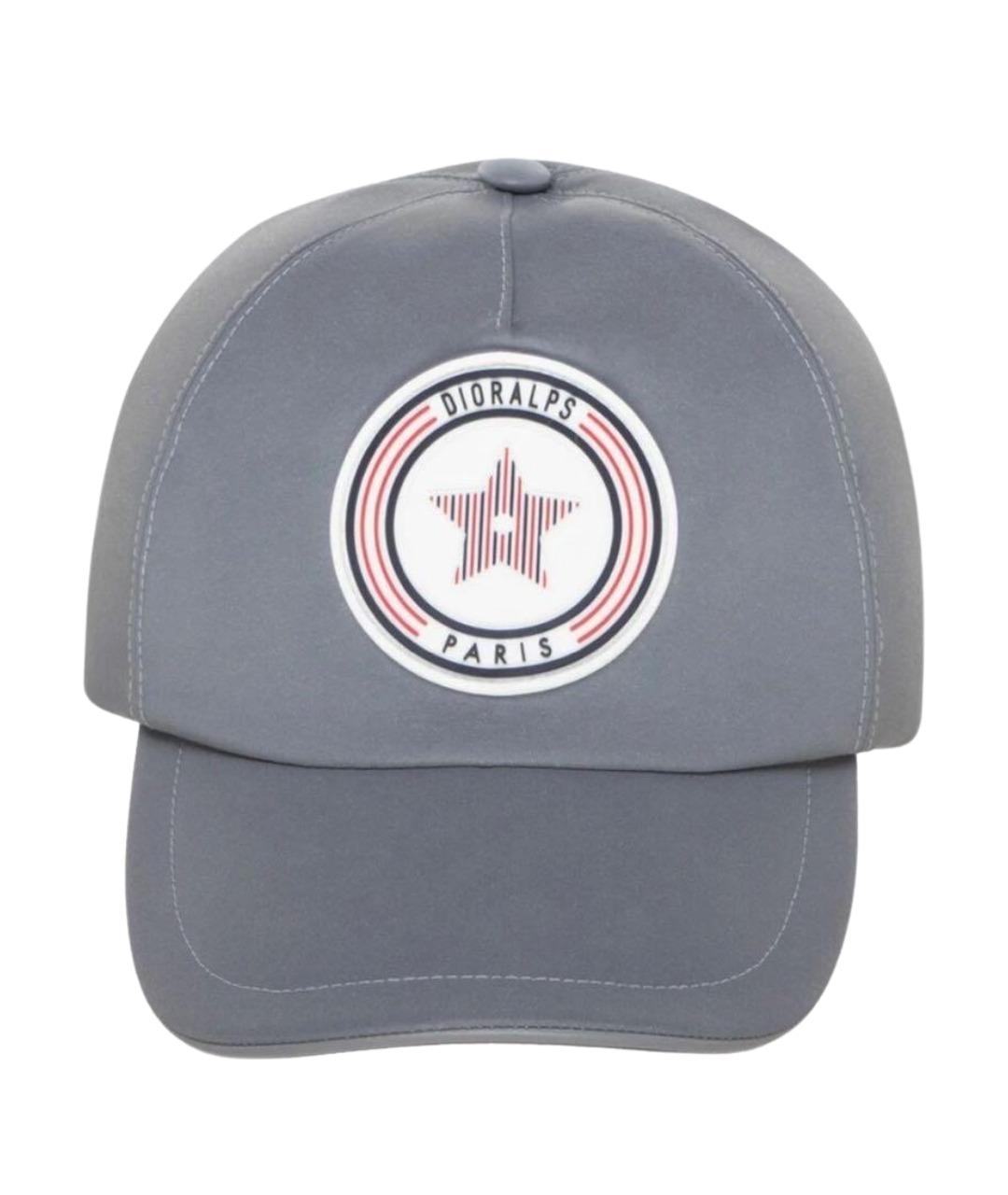 CHRISTIAN DIOR Серая хлопковая кепка/бейсболка, фото 1