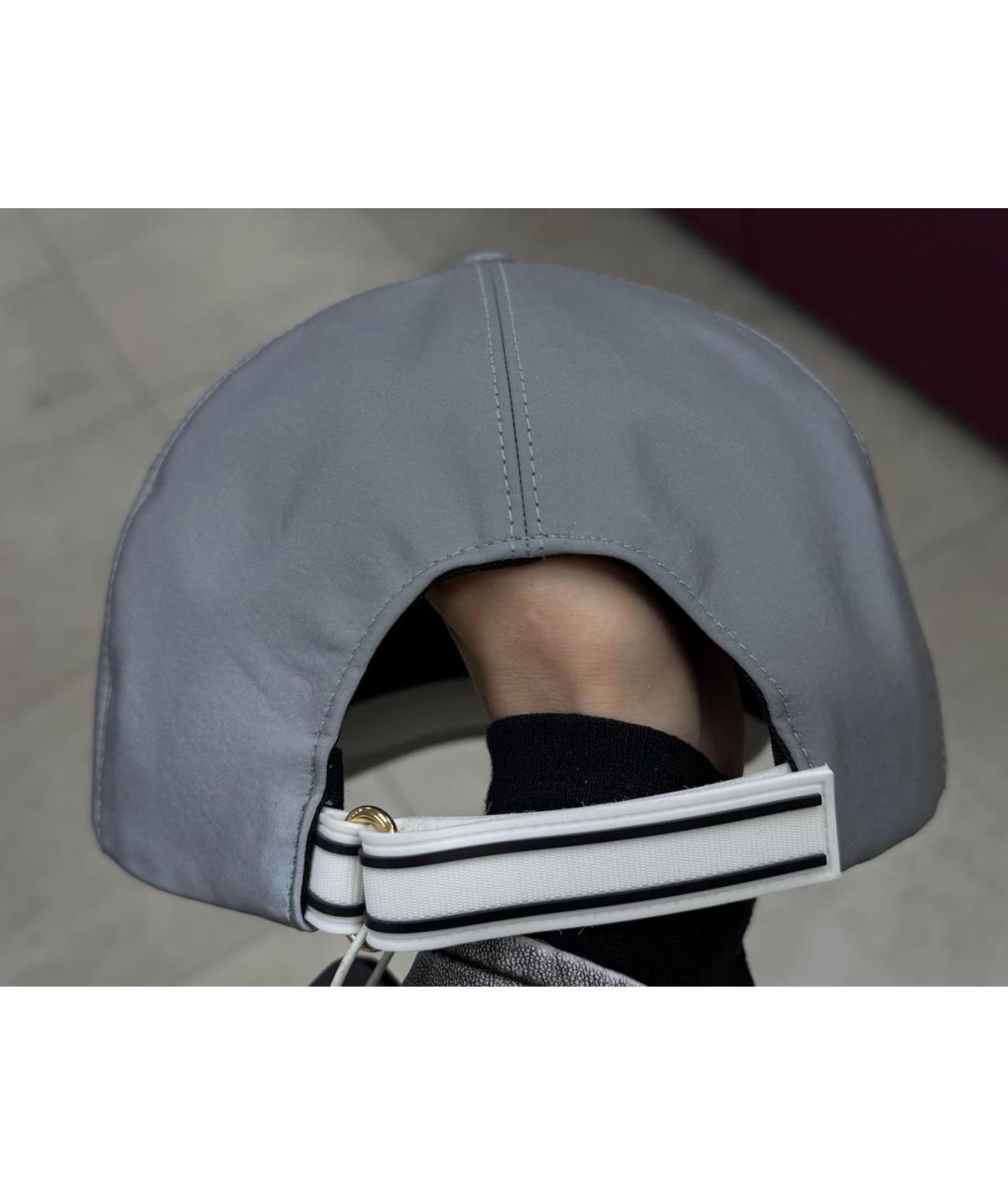 CHRISTIAN DIOR Серая хлопковая кепка/бейсболка, фото 4