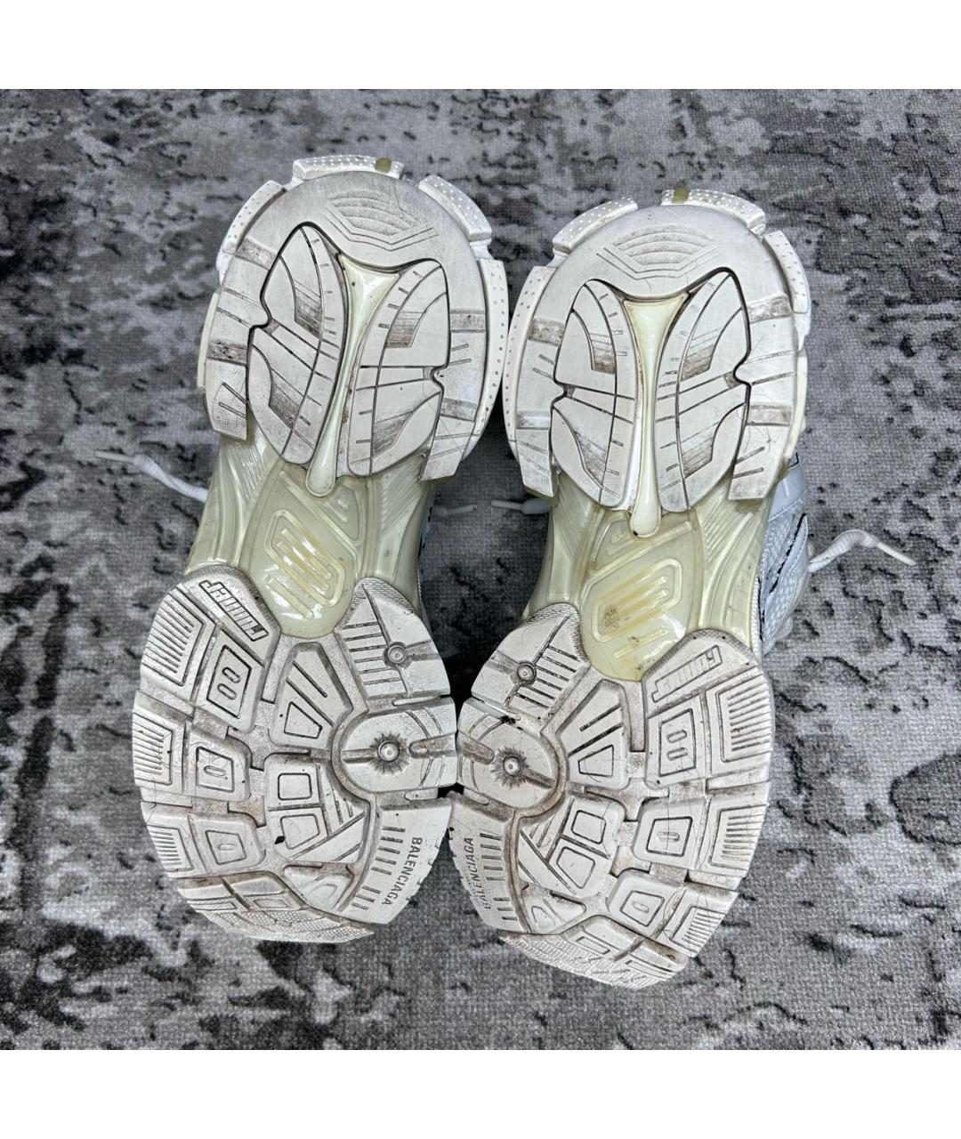 BALENCIAGA Белые низкие кроссовки / кеды, фото 7