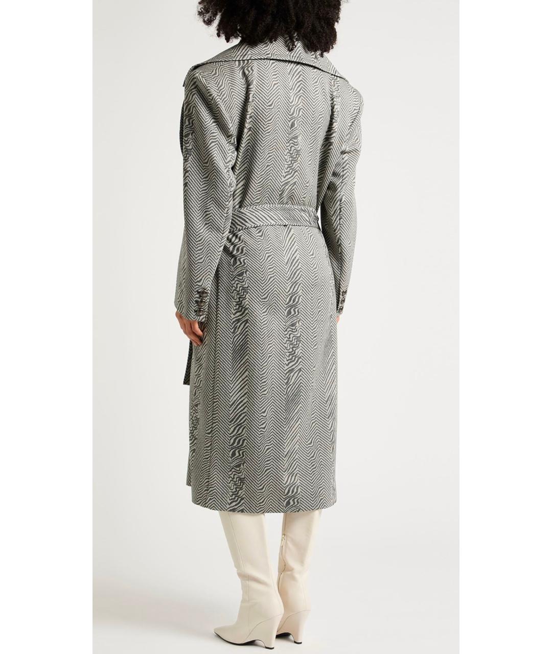 VIVIENNE WESTWOOD Серое шерстяное пальто, фото 3