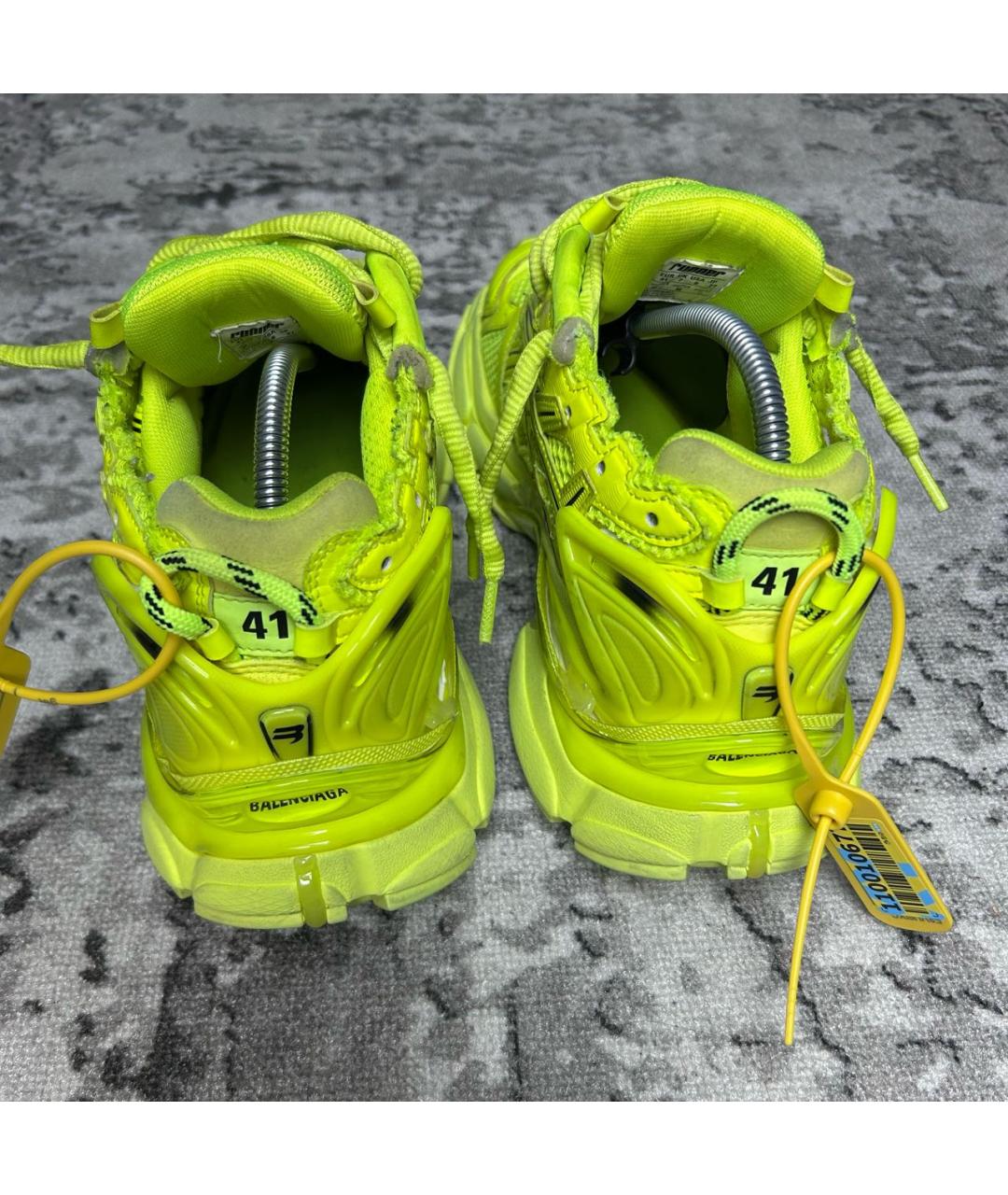 BALENCIAGA Зеленые низкие кроссовки / кеды, фото 4