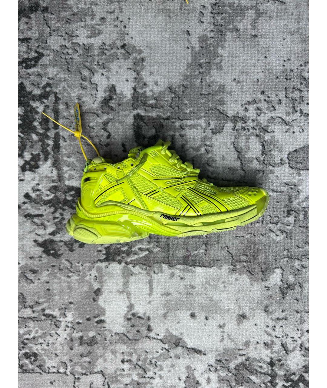 BALENCIAGA Зеленые низкие кроссовки / кеды, фото 8