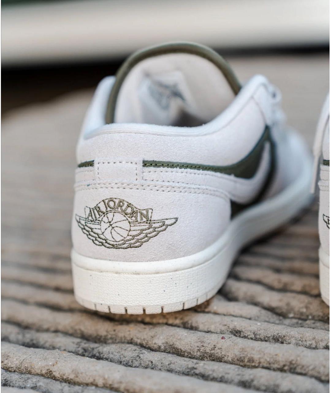 JORDAN Бежевые замшевые кроссовки, фото 6