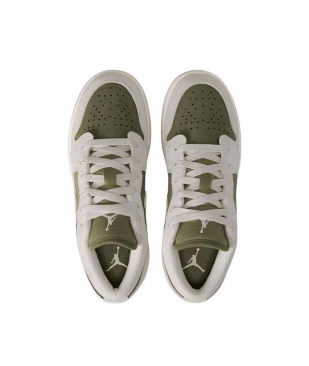 JORDAN Бежевые замшевые кроссовки, фото 3