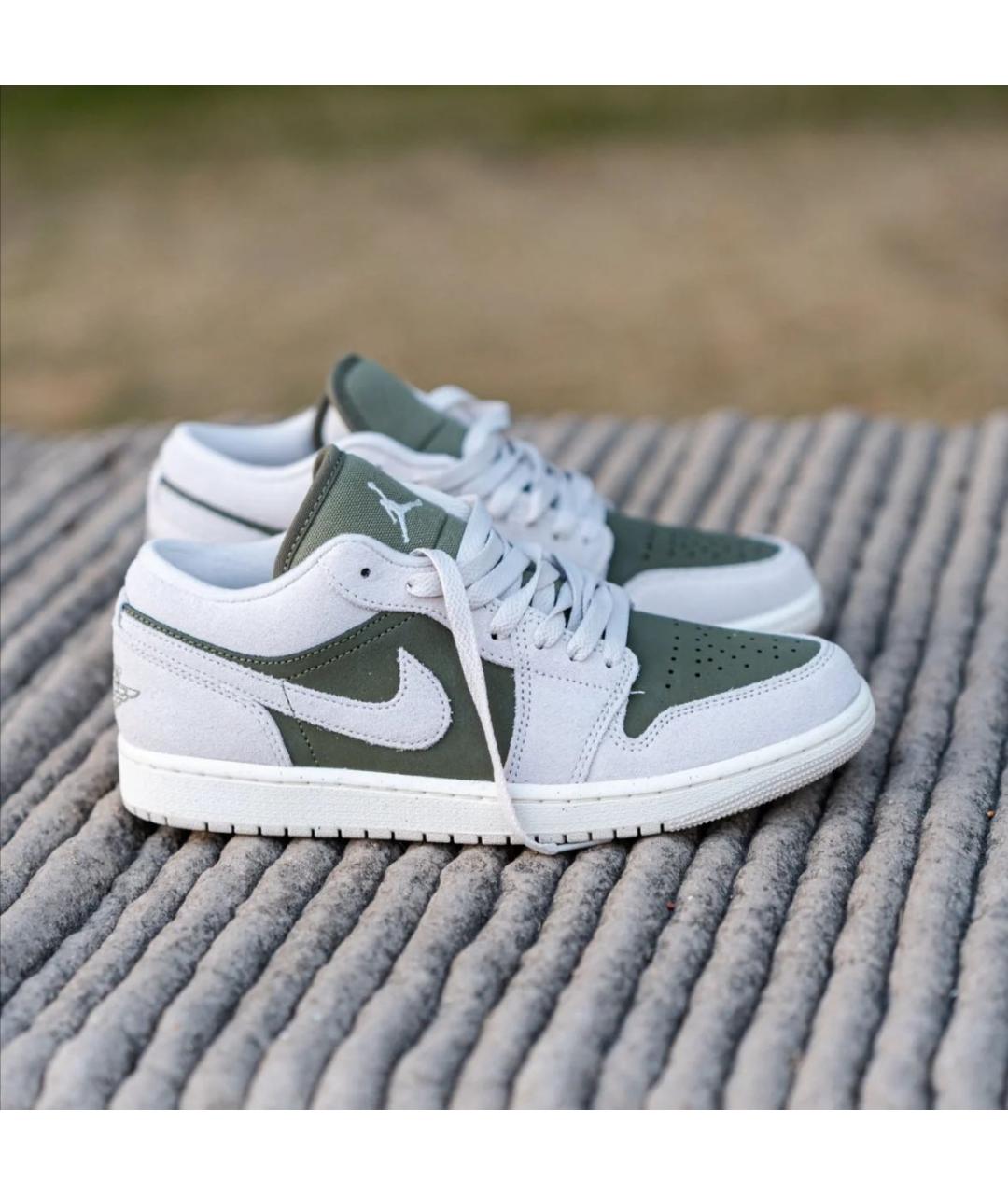 JORDAN Бежевые замшевые кроссовки, фото 5