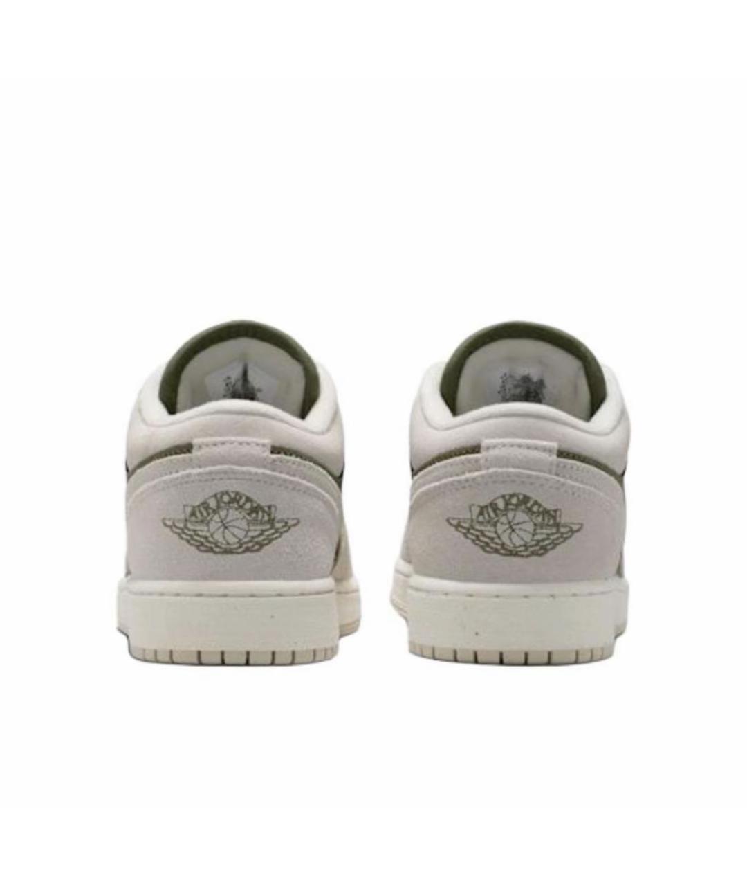 JORDAN Бежевые замшевые кроссовки, фото 4