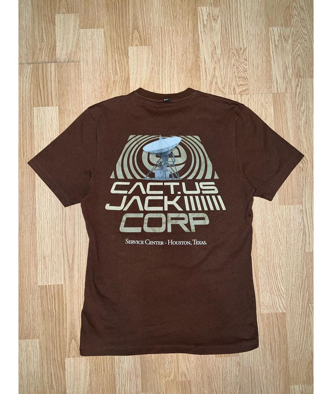 CACTUS JACK BY TRAVIS SCOTT Коричневая футболка, фото 2