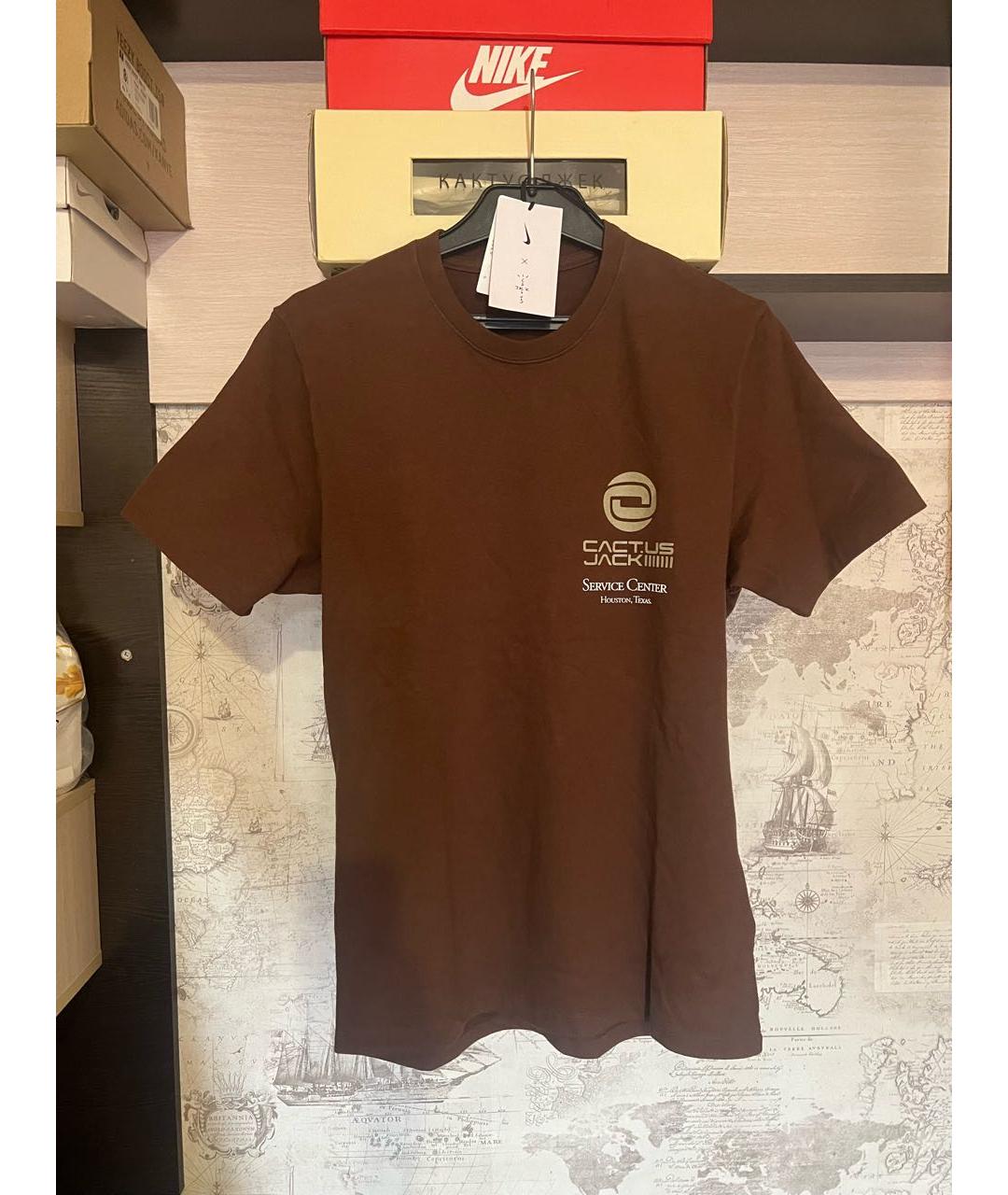 CACTUS JACK BY TRAVIS SCOTT Коричневая футболка, фото 7