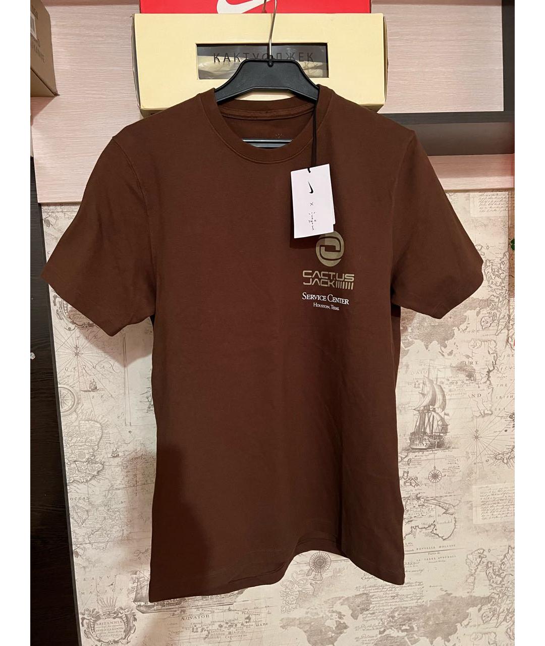 CACTUS JACK BY TRAVIS SCOTT Коричневая футболка, фото 9