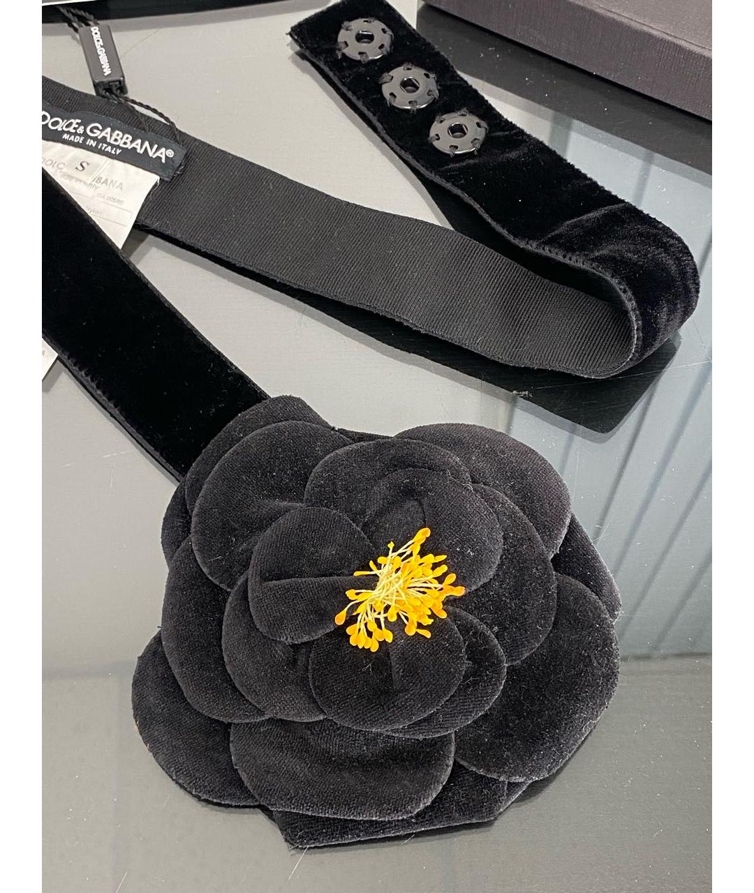 DOLCE&GABBANA Черный ремень, фото 2