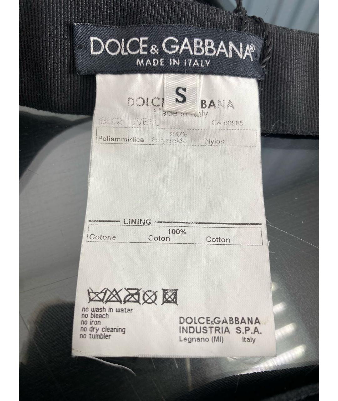 DOLCE&GABBANA Черный ремень, фото 7