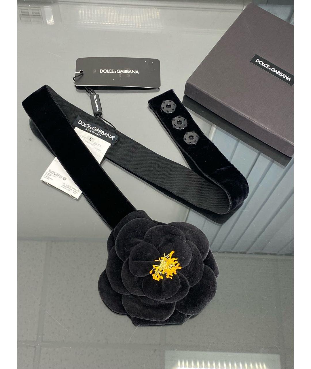 DOLCE&GABBANA Черный ремень, фото 3