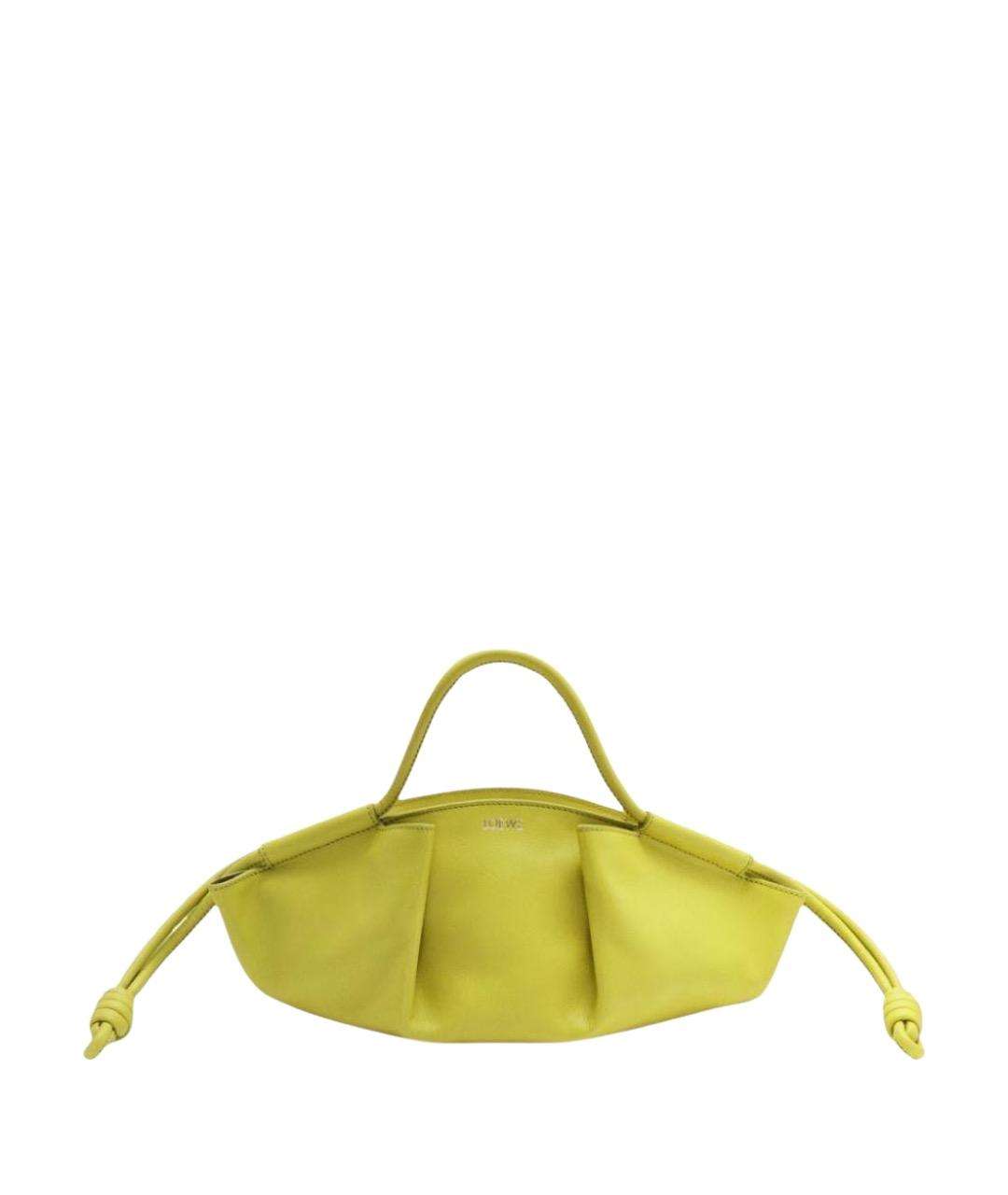 LOEWE Салатовая кожаная сумка через плечо, фото 1