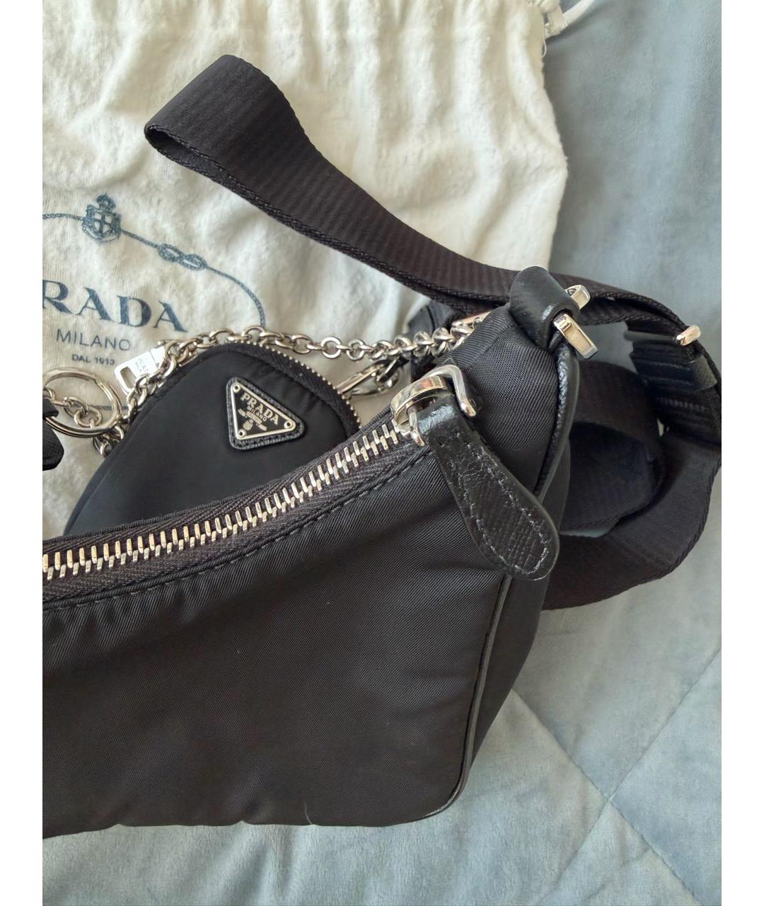 PRADA Черная сумка через плечо, фото 6
