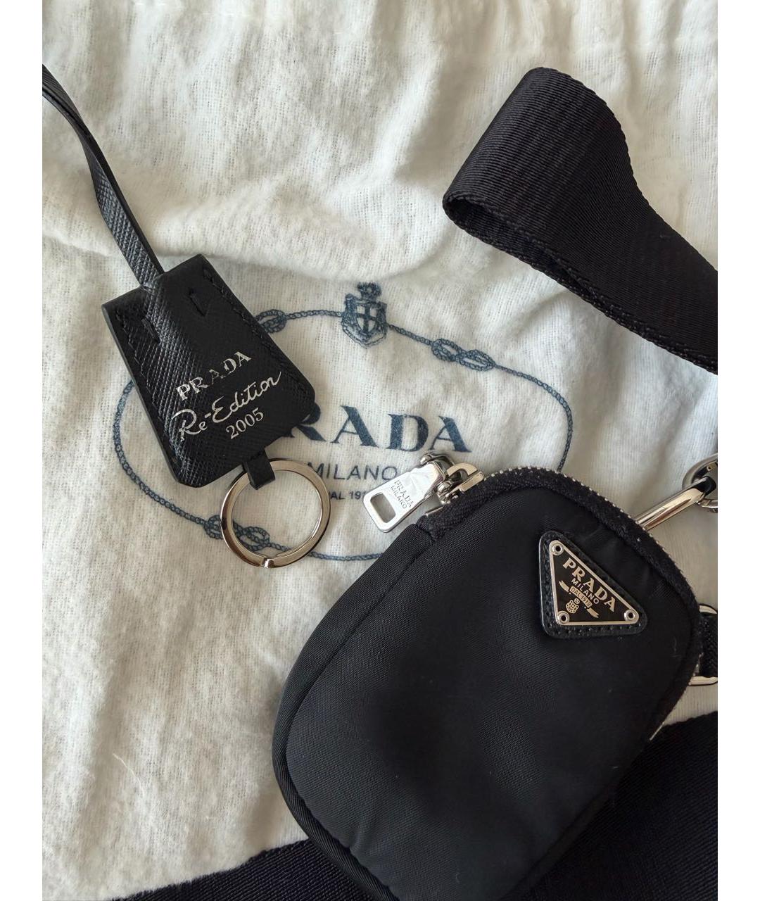 PRADA Черная сумка через плечо, фото 4