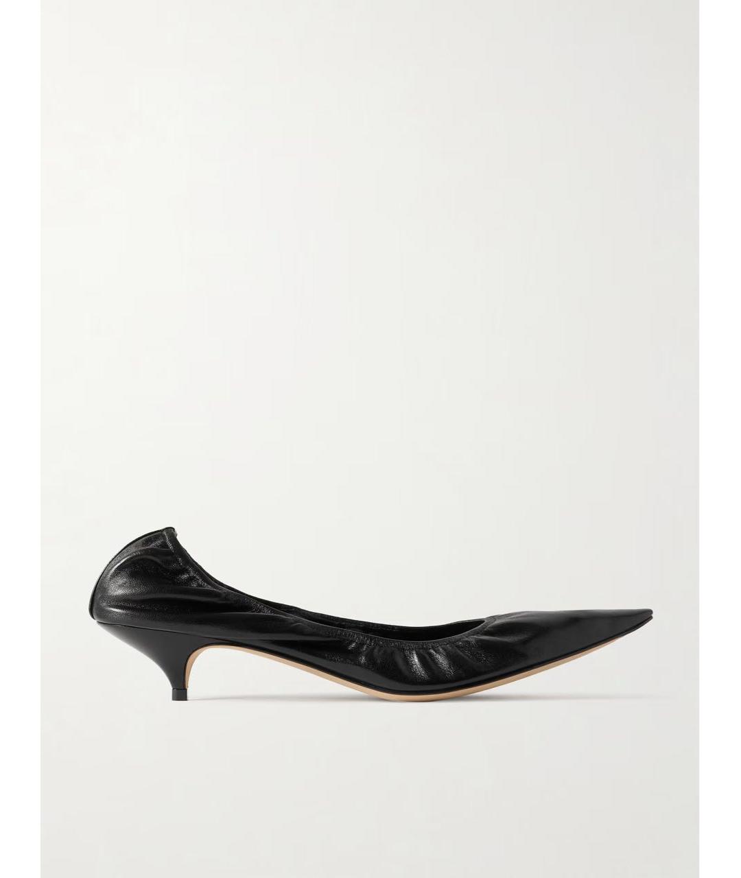 THE ROW Черные кожаные туфли, фото 7