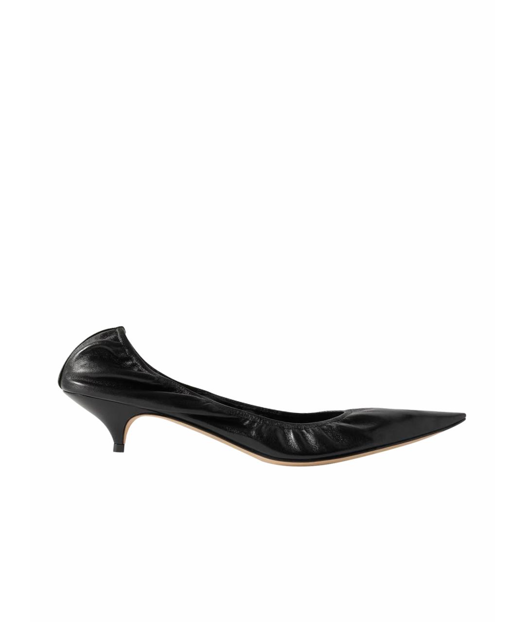 THE ROW Черные кожаные туфли, фото 1