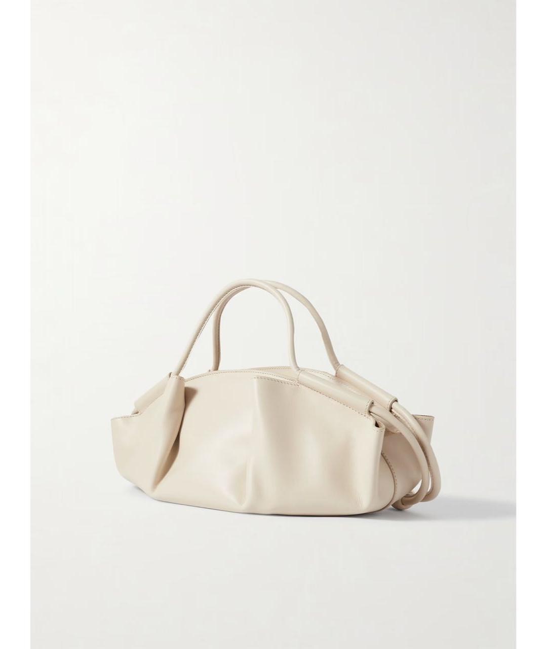 LOEWE Бежевая кожаная сумка через плечо, фото 3