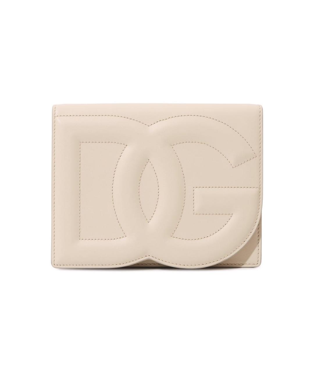 DOLCE&GABBANA Бежевая сумка через плечо, фото 1