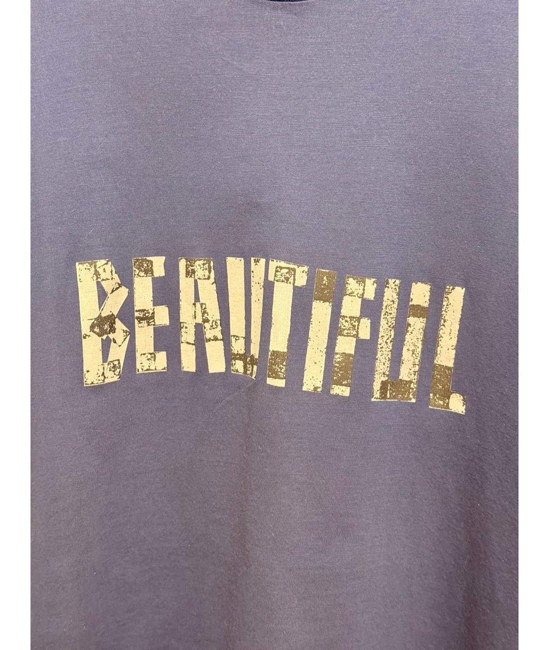 CHRISTIAN DIOR Темно-синяя хлопковая футболка, фото 4