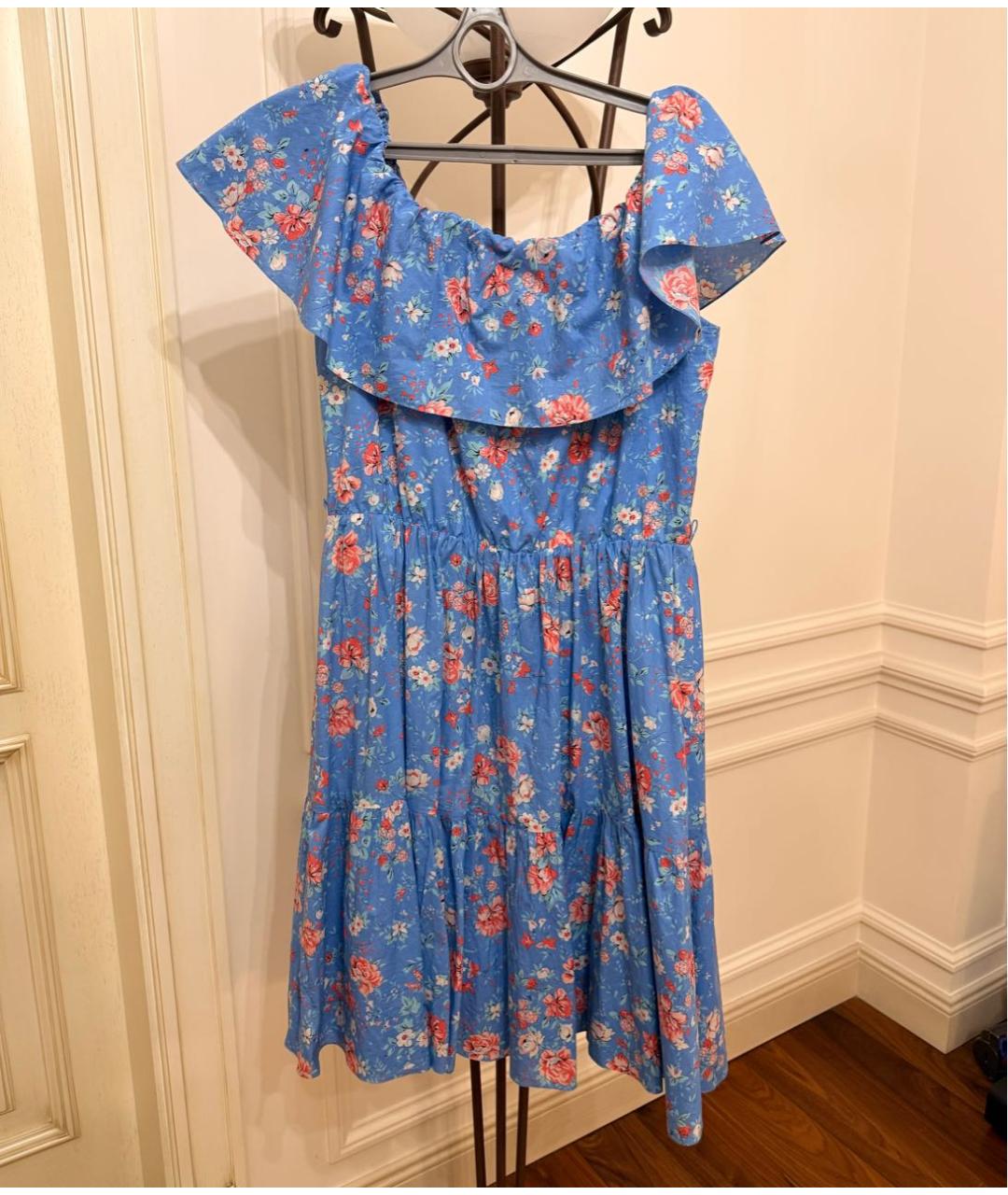 ALEXANDER TEREKHOV Голубой хлопковый сарафан, фото 2