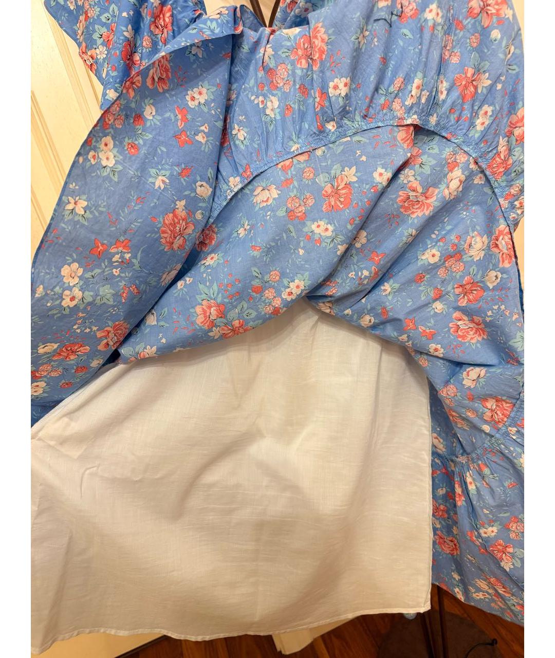 ALEXANDER TEREKHOV Голубой хлопковый сарафан, фото 5