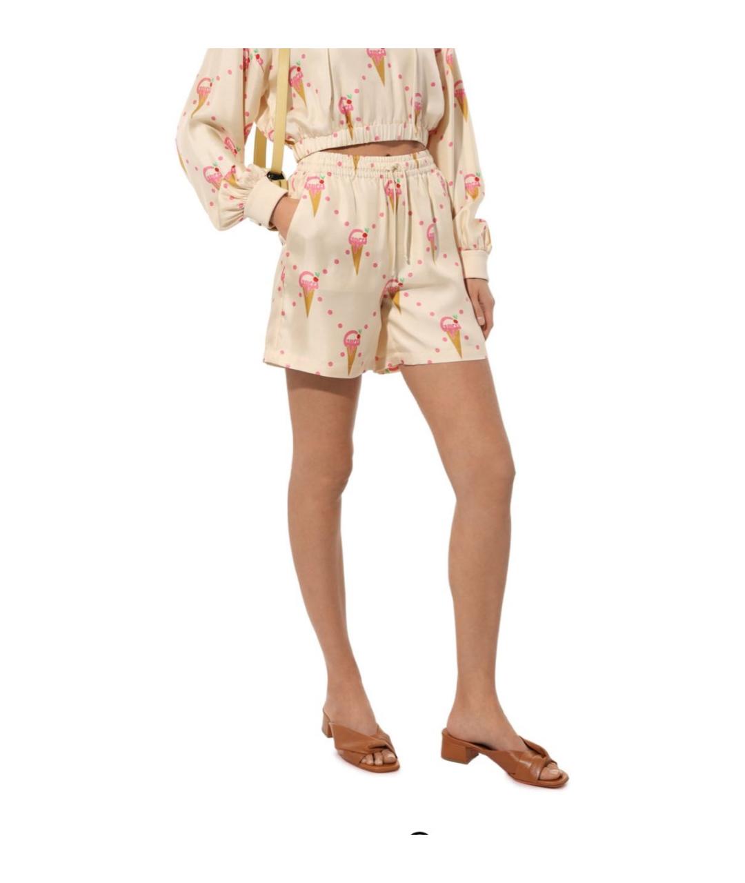 BALENCIAGA Шелковые шорты, фото 2