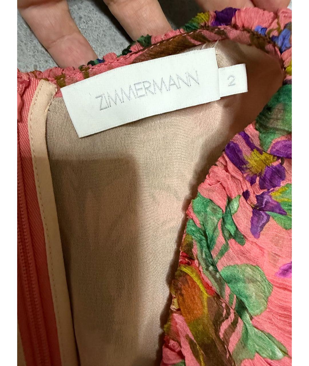ZIMMERMANN Мульти шелковый комбинезон, фото 3