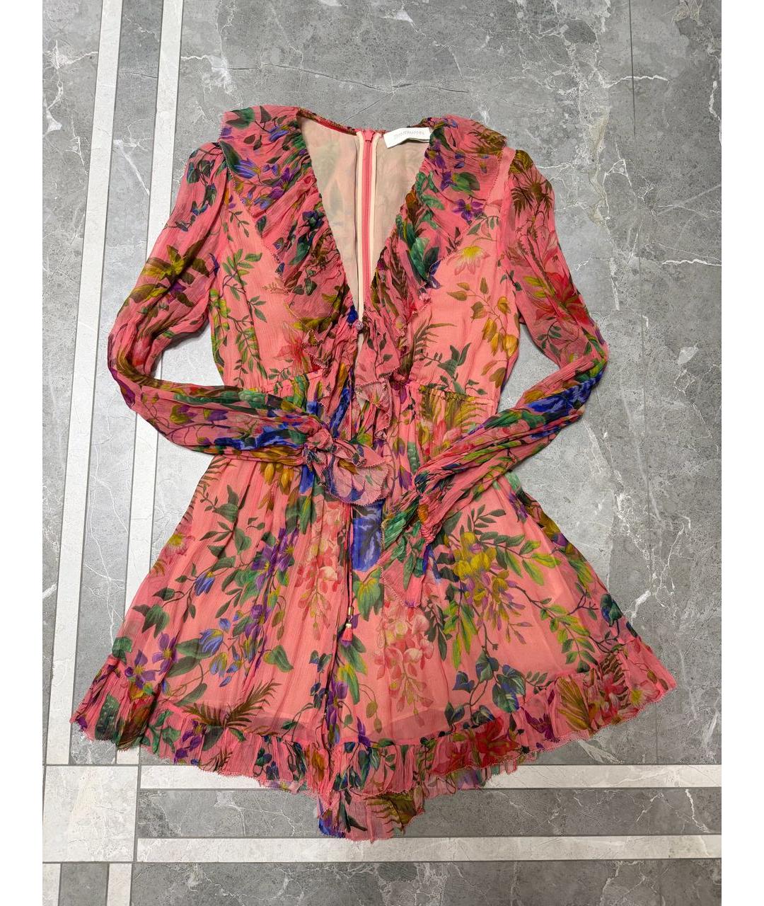 ZIMMERMANN Мульти шелковый комбинезон, фото 8