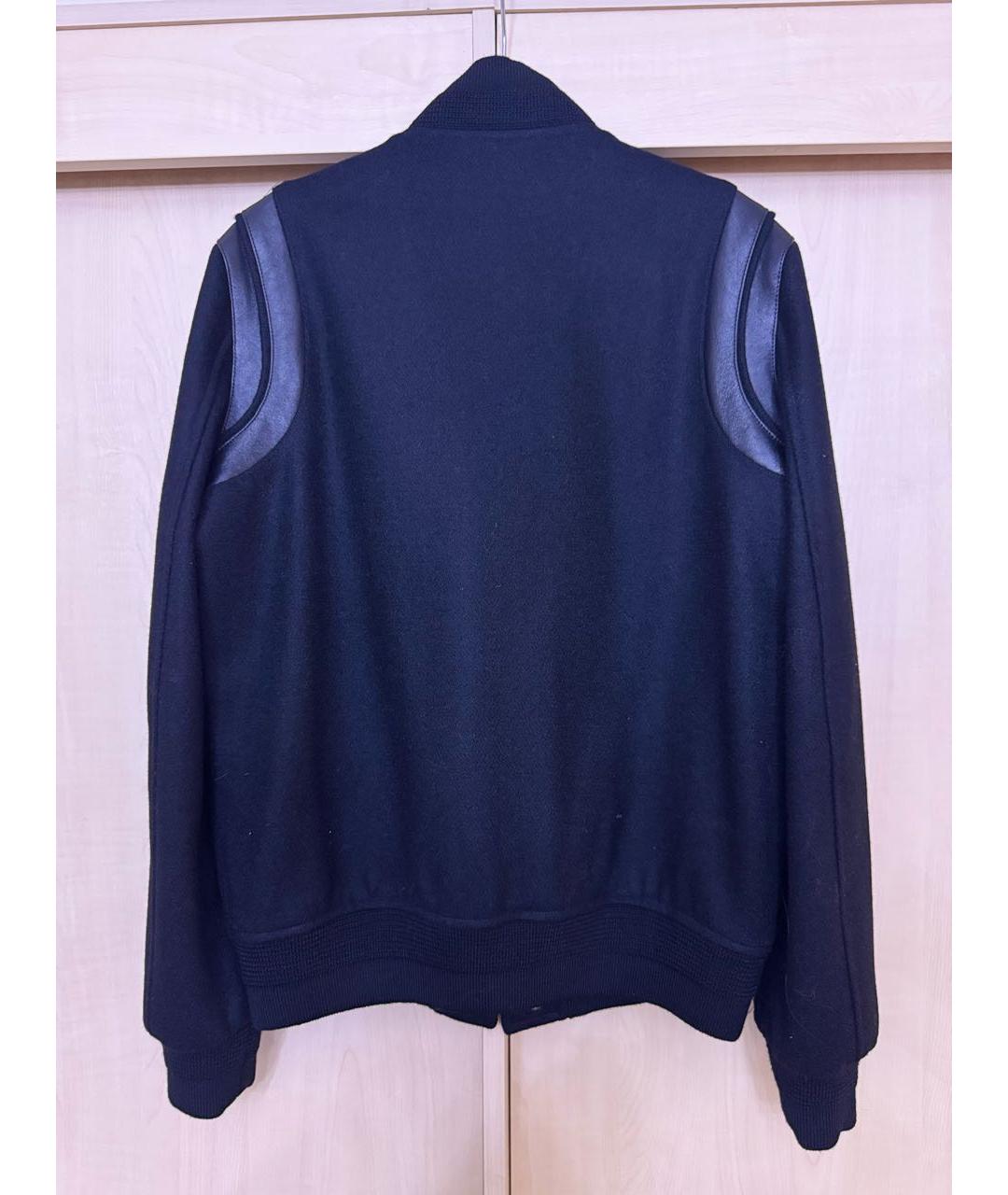 SAINT LAURENT Черная шерстяная куртка, фото 2