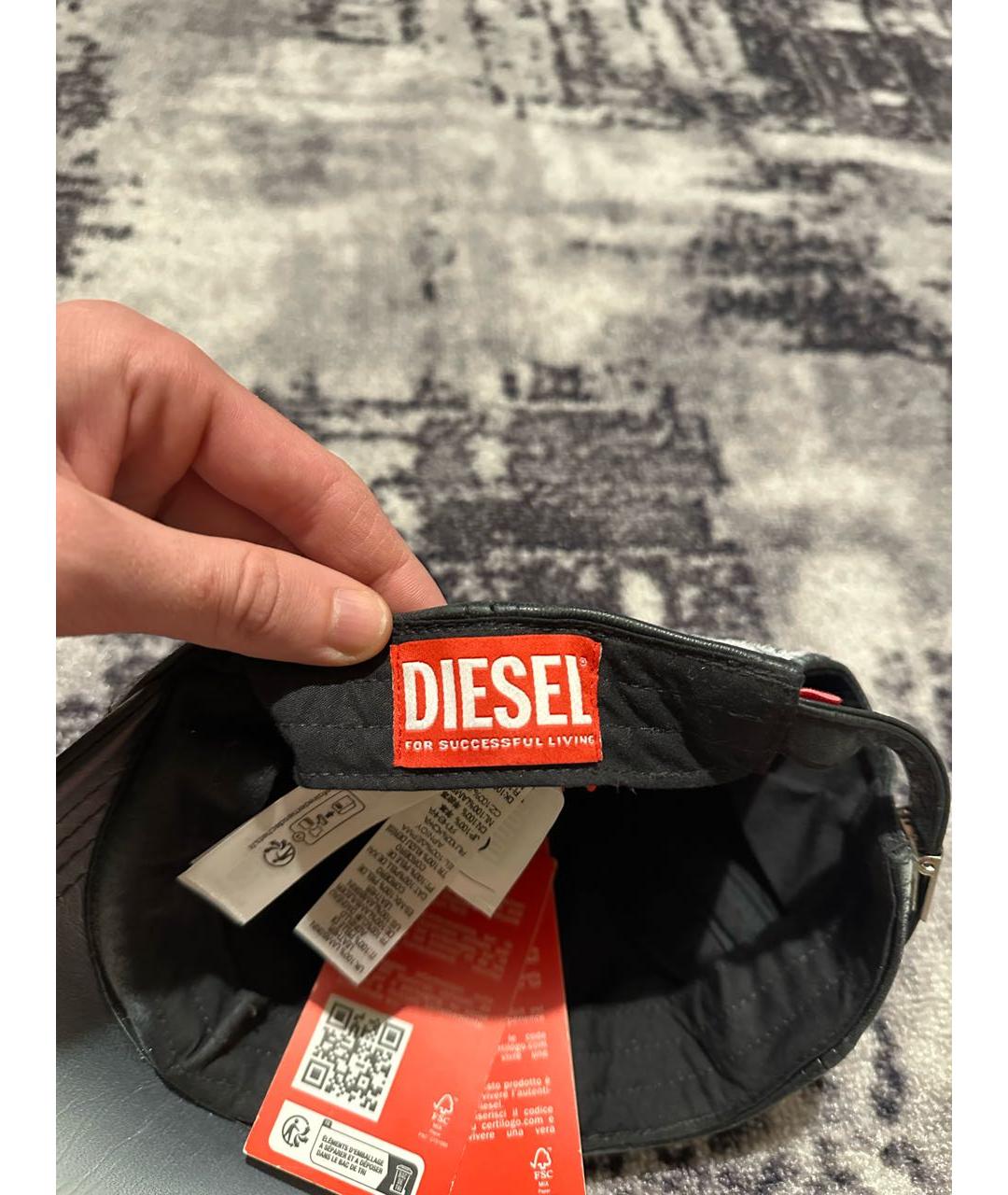 DIESEL Мульти кожаная кепка/бейсболка, фото 5