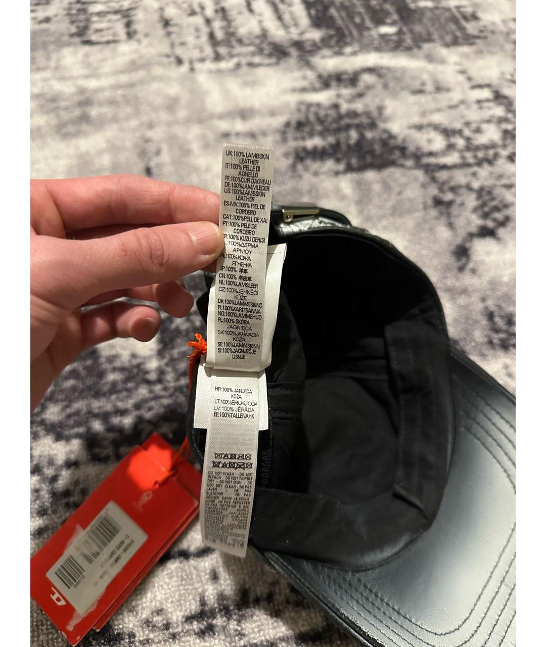 DIESEL Мульти кожаная кепка/бейсболка, фото 8