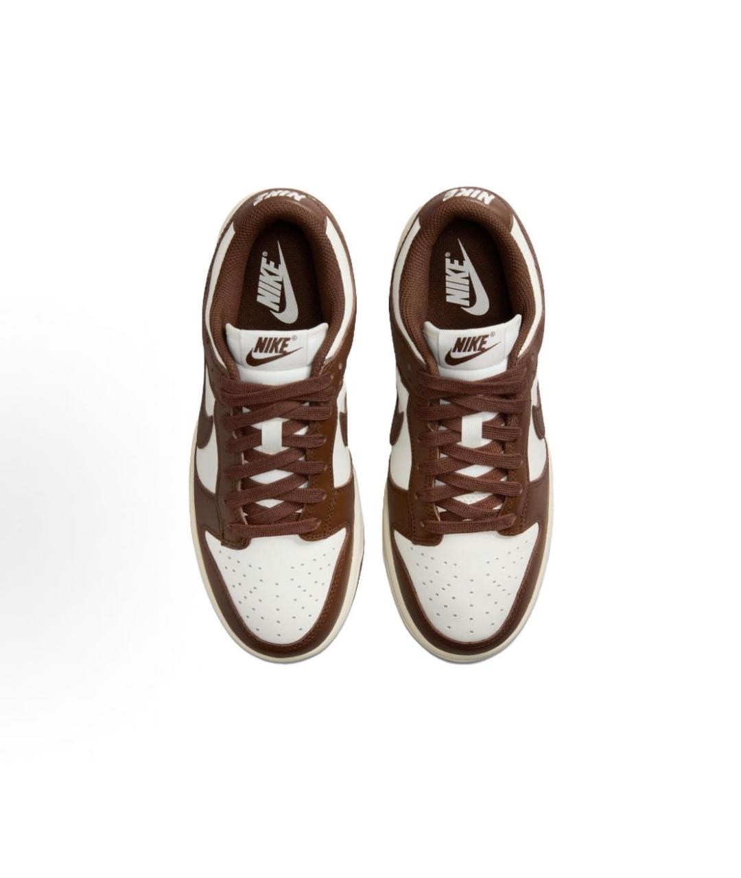 NIKE Коричневые кожаные кроссовки, фото 3