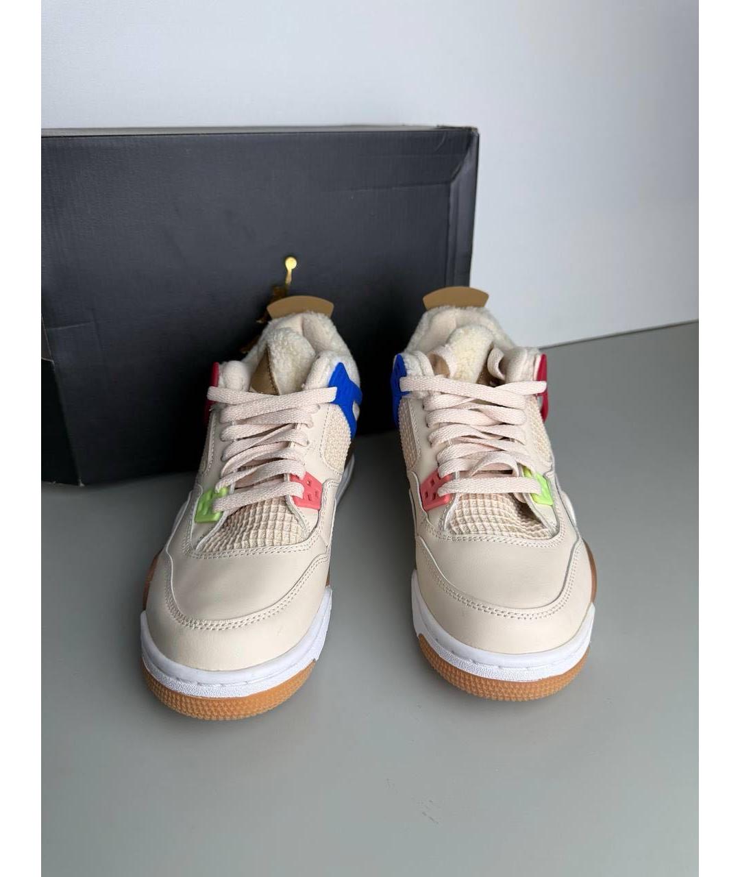 JORDAN Бежевые текстильные кроссовки, фото 2