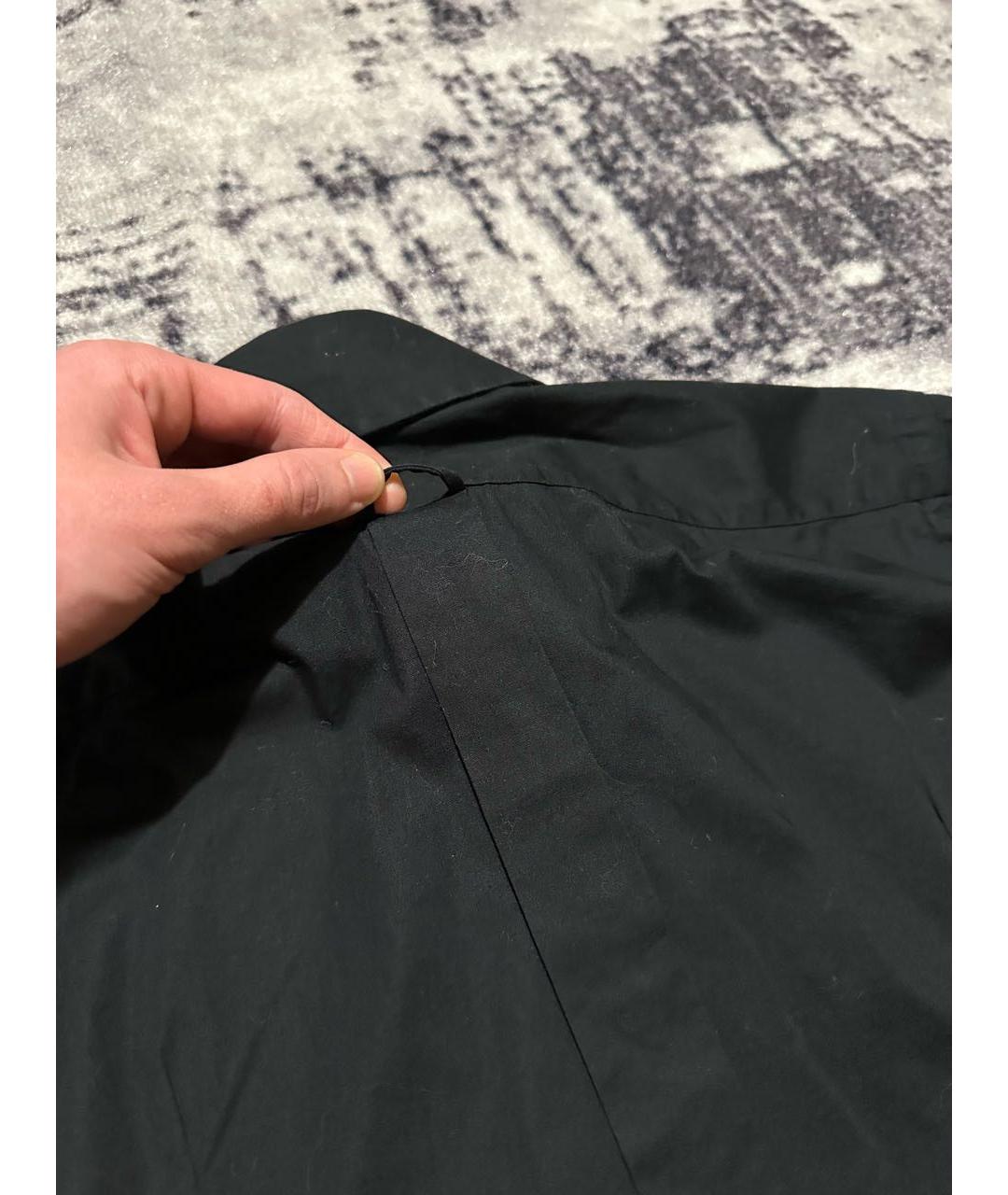 DOLCE&GABBANA Черная хлопковая классическая рубашка, фото 3