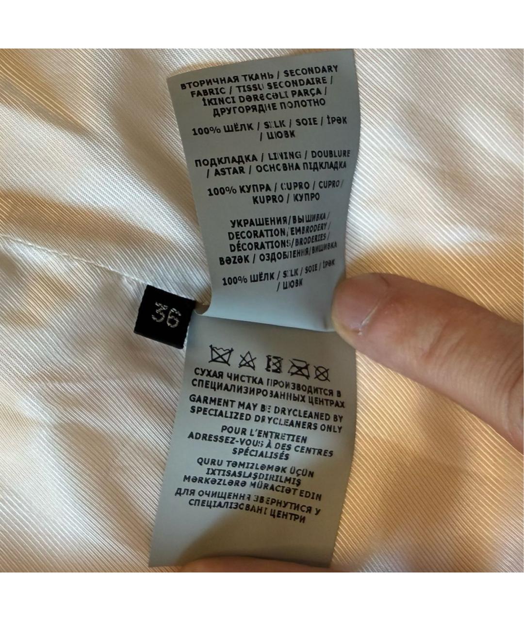 TOM FORD Белая кожаная шуба, фото 8