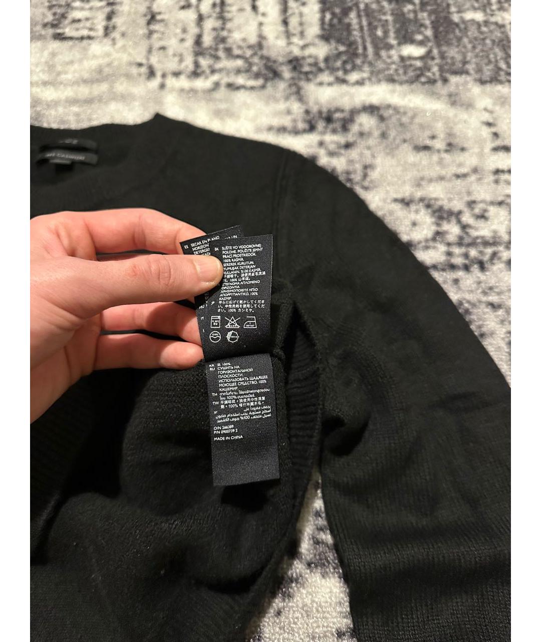 COS Черный кашемировый джемпер / свитер, фото 6