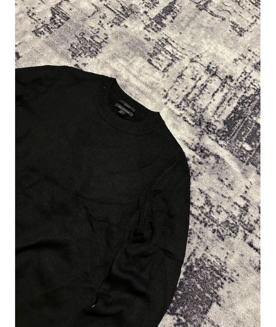 COS Черный кашемировый джемпер / свитер, фото 3
