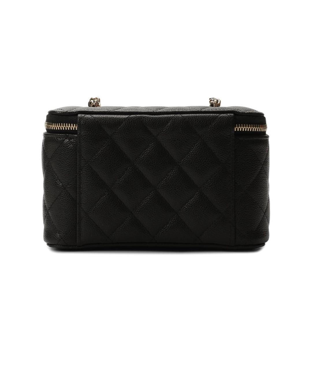 CHANEL Черная кожаная сумка через плечо, фото 2
