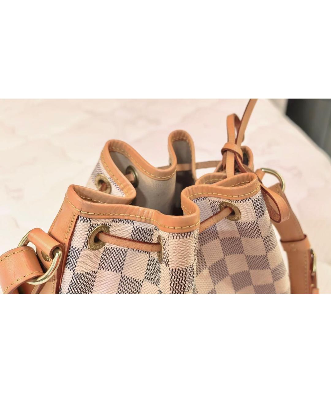 LOUIS VUITTON Белая сумка через плечо, фото 5