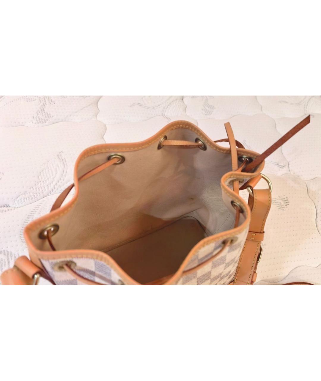 LOUIS VUITTON Белая сумка через плечо, фото 4